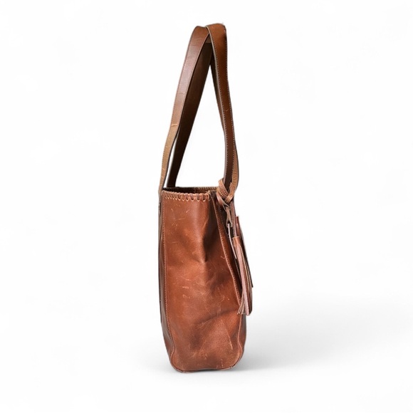 Cleo + Wolf Brown Leather Tote - Picture 6 of 10